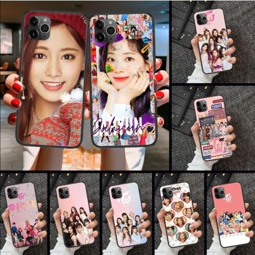 KPOP TWICE Phone Case Cover Hull For iphone 5 5s se 2 6 6s 7 8 12 mini plus X XS XR 11 PRO MAX black pretty hoesjes luxury