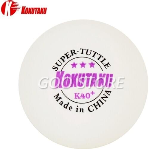 KOKUTAKU 3 Star K40+ Table Tennis Ball Professional Trianing Games Seamed ABS Plastic KOKUTAKU Ping Pong Balls