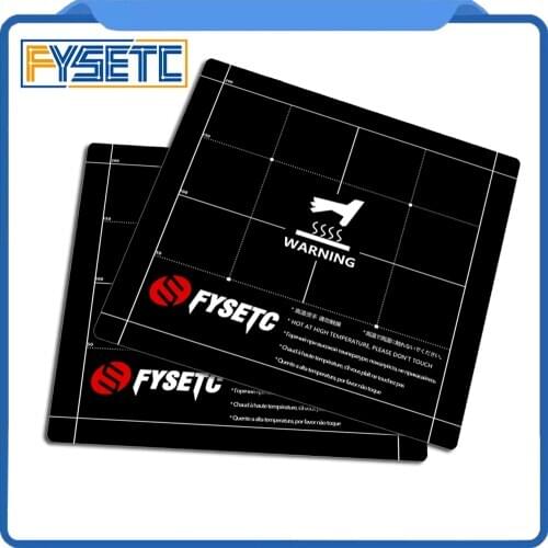 2pcs 3D Printer Parts Heat Hot Bed Sticker 235x235mm Coordinate Printed Surface Build Sheet For ENDER-3 /3s Tevo Flash