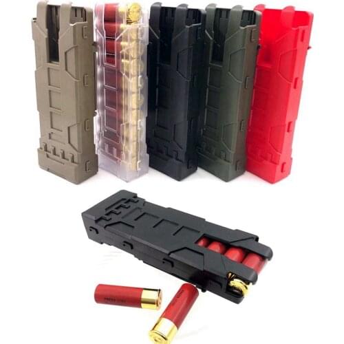 New Tactical Shotgun Magazine Pouch Airsoft Paintball 10 Rounds 12 Gauge Reload Ammo Shells Molle Magazine Box