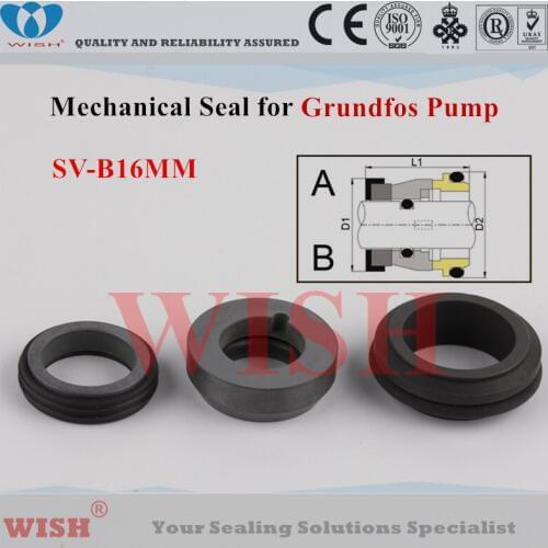 16MM Grundfos type SV (B)mechanical seal SE-,SV-series submersible pumps