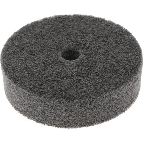 3 Inch Nylon Fiber Polishing Wheel with10mm Bore Metal Dust Paint Remove for Bench Grinder