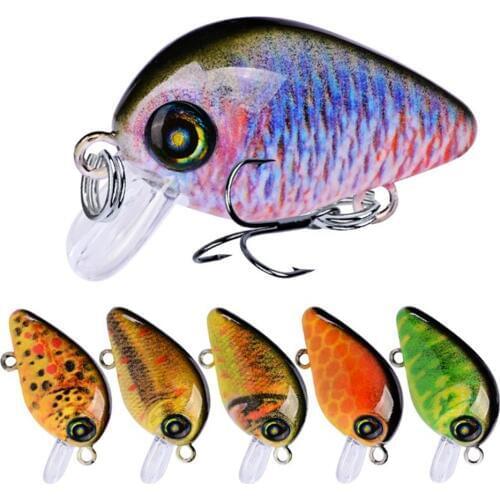 1pcs Mini Crankbait Fishing Lures 1.95g 28.5mm Isca Artificial Japan Hard Bait Bass Fishing Wobblers Topwater Minnow Fish Lures