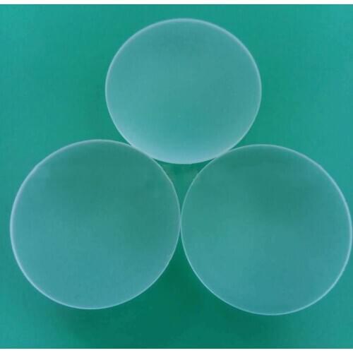 Glass manufacturer direct D30 single convex frosted magnifying glass piece optical lens prism lens customization