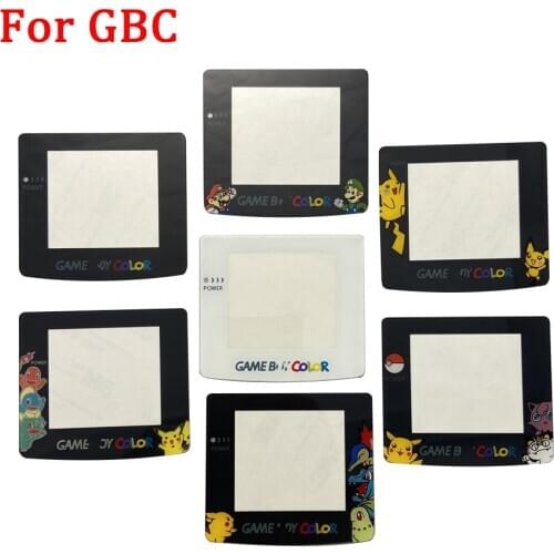 Original Size Glass Screen Lens For GBC Glass Screen Lens for Nintendo Gamboy Color Game Console Screen Lens Protector Cover