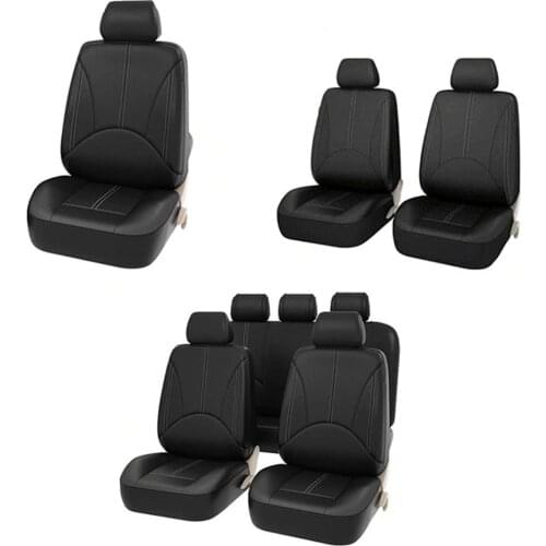 Universal PU Leather Car Seat Covers Set Elaborate Manufacture Prolonged Durable Auto Seat Protector Interior Styling