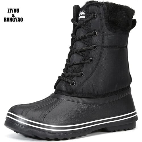 Women Boots Waterproof Winter Shoes Women Snow Boots Platform Keep Warm Ankle Winter Boots With Thick Fur Heels Botas Mujer 2020