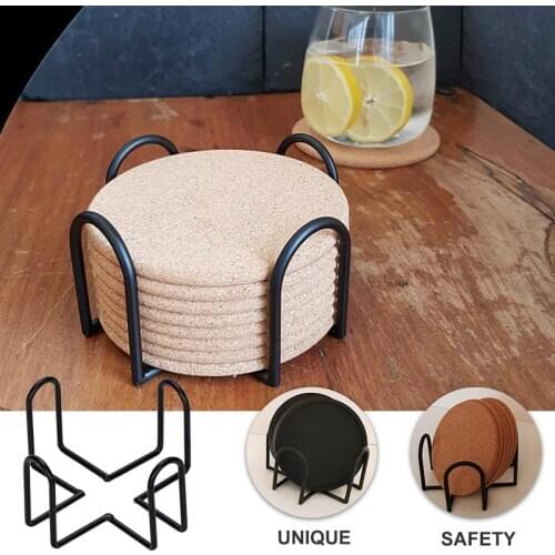 1pc Cup Mat Storage Rack Kitchen Rack Kitchen Organizer Iron Storage Racks Coaster Storage Tray Kitchen Organizer