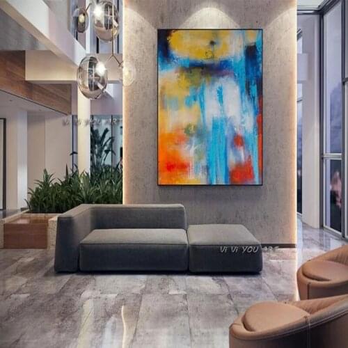 100% Handmade Original Abstract Paintings On Canvas Large Artwork Textured Colorful Comtemporary Art Modern Art Oil Paintings