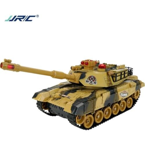 2.4G RC-Car Tank Handle Remote Control Car Plastic Simulation Toys LED Light 360 Degree Rotation Parent-Child Interactive Game