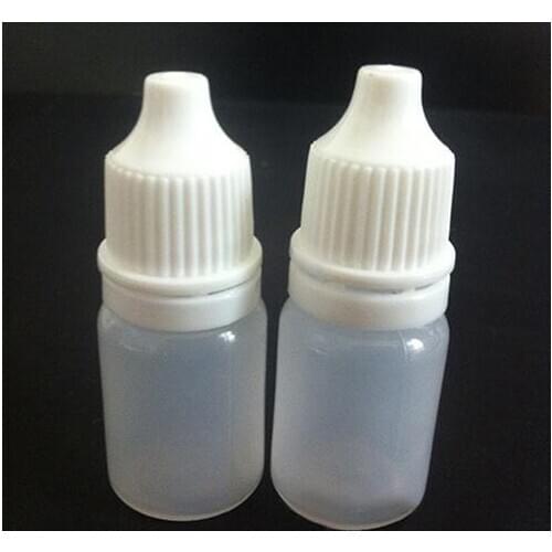 5 Pcs Durable Liquid separation Bottles 5-100ml Empty Plastic Squeezable Dropper Bottles Eye Liquid Dropper