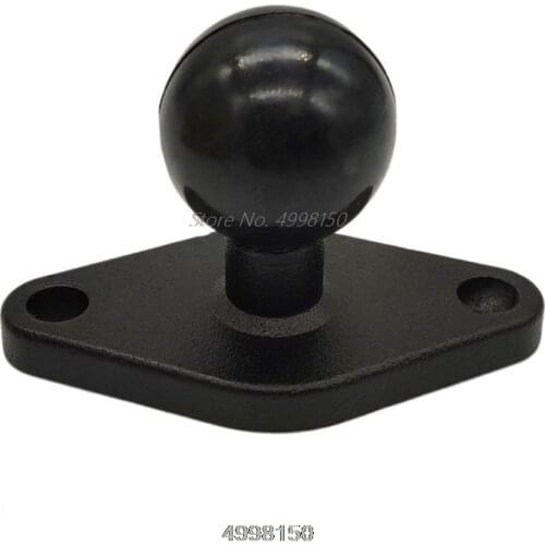 Aluminum Motorcycle Fixing Stand Plate Rubber Ball Head RAM Mount for Phone GPS Dropship