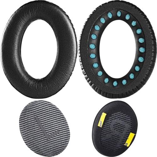 Earpads Ear Cushions Kit Cups Parts Compatible with Bose QuietComfort 35 (QC35),Quiet Comfort 35 II (QC35 II) Over-ear Headphon