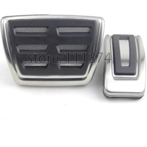 Nulla For VW Golf 7 GTi MK7 Lamando Octavia A7 2015 Rapid Audi A3 Touran 2016 Tiguan 2017 Car Pedal Foot Rest Cover Automatic LD