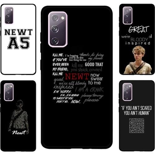 The Maze Runner Qoutes For Samsung S20 FE S8 S9 S10 S10e S21 Case For Galaxy Note 20 Ultra Note 10 Plus Coque