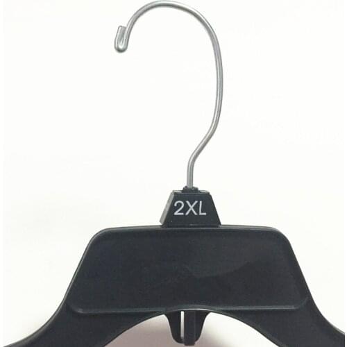 HOT SALE Sizing Black Hanger Sizer Garment Markers Black Trapeziform Size Clips Special For 484 Hanger