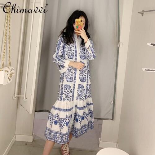 Модные платья-рубашки Chimavvi China At AliExpress