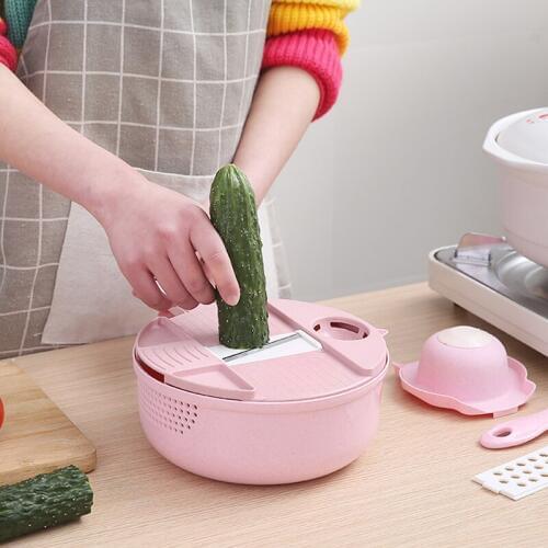 Home Vegetable Cutter peeler slicer knife slicing Potato Carrot shred kitchen accessories kitchen gadgets grater 21*20.7*9cm
