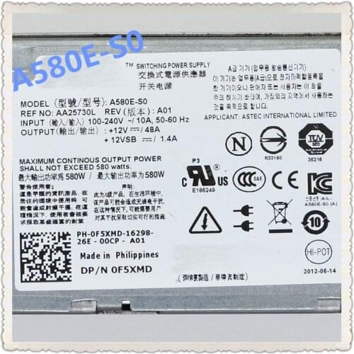 T410 F5XMD H371J G686J 580W A580E-S0 D580E-S0 Ensure New in original box. Promised to send in 24 hours