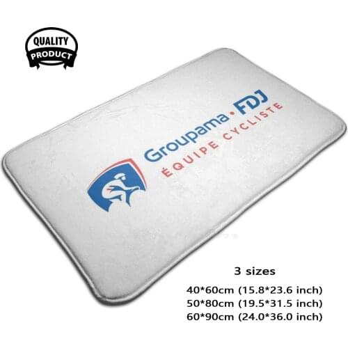Groupama Team 3 Sizes Home Rug Room Carpet Cycling Cyclist Bike Bicycle Mountain Bike World Tour Pro Cycling Team Race Sport