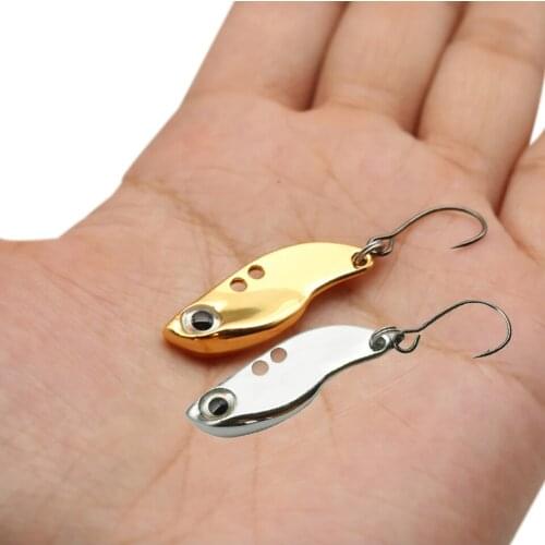 1 PCS 2.5G/3.5G/5.0G VIB Artificial Hard Bait 3D Glasses Metal Fishing Lure Sinking Diving Depth 1-3M Fishing Lure