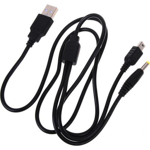 JETTING 1Pc 2-in-1 Usb Data Cable / Charger Charging Lead For Psp 1000 / 2000 /3000