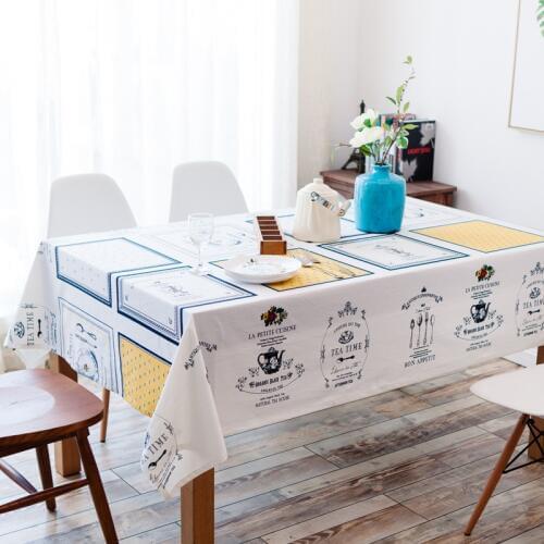 JLY Linen Tablecloths On The Table