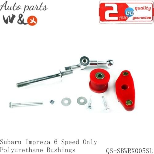 Short Shifter Quick For Subaru Impreza WRX Sti 04-20 6 Speed Only Short Shifter & Polyurethane Bushings Kits