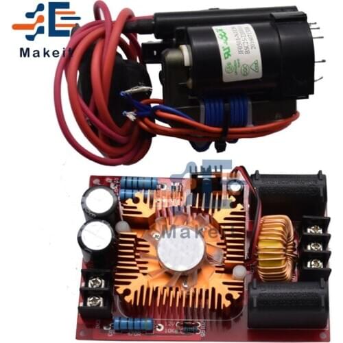 DC 12-30V ZVS Drive Board Module Tesla Coil Flyback Driver /SGTC/Marx Generator Ignition Coil with High Voltage Package 15A 250W