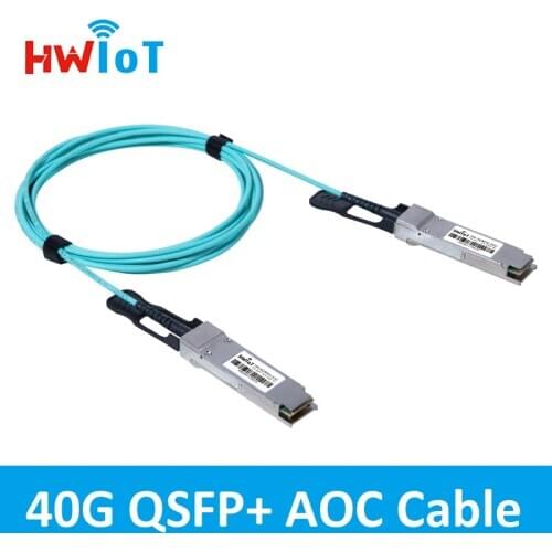 Good Price 40G to QSFP+ Active Optical Cable AOC 1M Up 150 Meters Fiber Customizable Transceiver