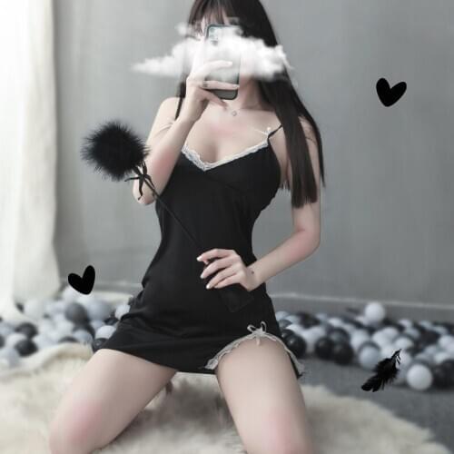 Sexy mousse Princess nightdress woman sloth lace sleepwear nightie sling nightwear Lace lingerie short skirt suit underwear