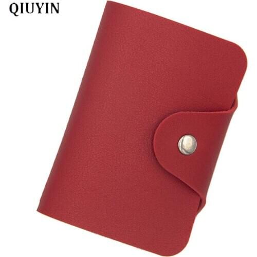 Qiuyin Luxury Cute Solid Wallet Korea Purse Bags for Women 2020 Womens/ladies Wallet Thin Purse Mini Purse Leather Wallet Bag