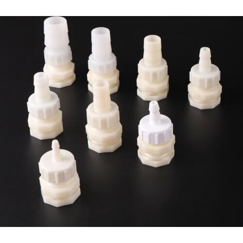 1/2" 3/4" Fish tank Joints aquarium outlet bucket connector 4 6 8 10 12 14 16 20mm aquarium drain fittings water tank adapter