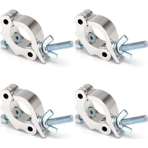 Stage Light Clamp Hook Holder Quick Coupler Aluminum Polished for Dia. 38~51mm Tube Width 50mmm