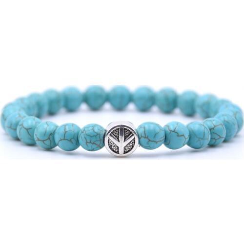 Gold stone Peace Energy Bracelet Man Fashion Women Gift For Bracelets