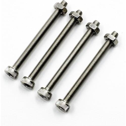 10pcs M3 x 35mm A2-70 304 DIN912 Stainless Steel Allen Hex Head Socket Cap Screw Bolt With Nuts