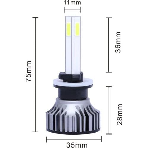 X15 Car LightsH1 H3 H4 H7 H8/9/11 H13 5202 9003 9004 9005/9006 9012 9007 Auto Headlamp 26W 8000LM 6500K Car LED Headlight Bulb