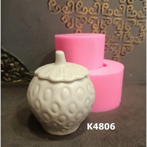 Çilek kavanoz silikon kalıp