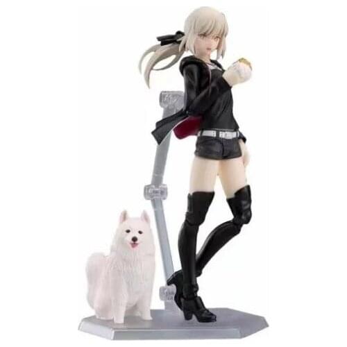 FIGMA 418 Black Saber Anime 15CM Action Figure Model Toys