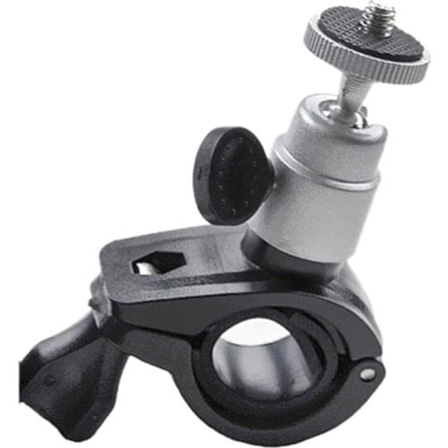 Motorcycle Bicycle Handlebar Clamp Mount For Gopro Hero 7 6 5 1/4 "Tripod Head Clip Mount For Session / Action Camera
