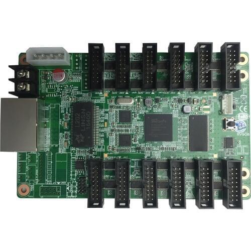 New Arrival LINSN RV908 Full Color RGB LED Panel Display Screen Receiving Card 12*HUB75 included LED Video control system