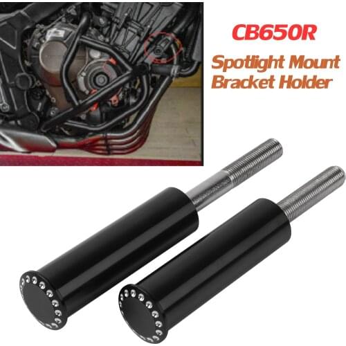 Motorcycle LED Headlight Tail Spot Fog Light Spotlight Mount Bracket Post Support Base For Honda CB650R 2019 2020 2021 CB 650R