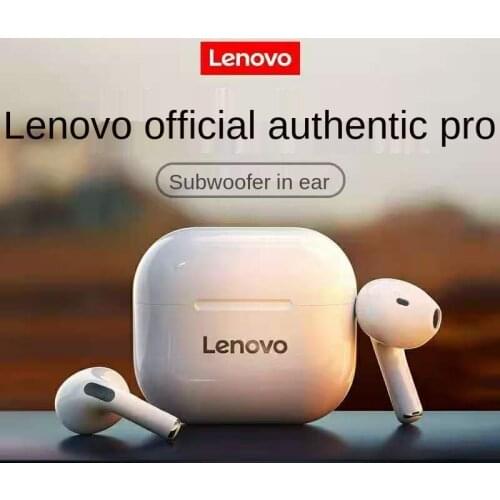 NEW Original Lenovo LP40 TWS Wireless Earphone Bluetooth 5.0 Dual Stereo Noise Reduction Bass Touch Control Long Standby 300mAH