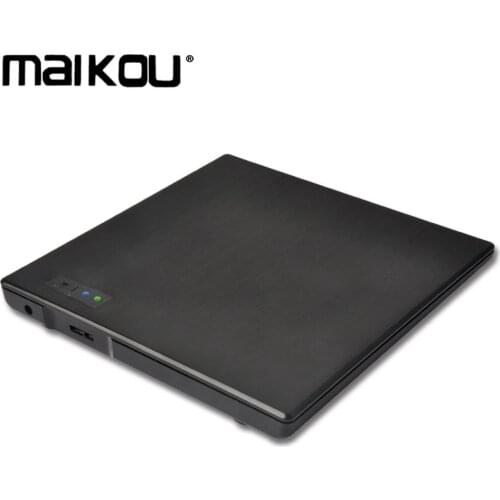 Maikou USB 3.0 External CD/DVD ROM Player Optical Drive DVD RW Burner Reader Writer Recorder For Laptops PC Notebook