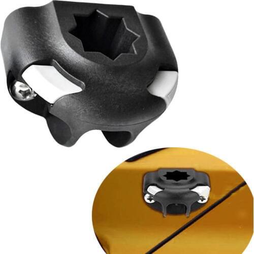 Durable Boat Canoe Kayak Fishing Rod Holder Mount Base Nylon Tackle Stainless Steel Kits Accessory with Screws