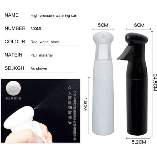 New Brand Hairdressing Spray Bottle Hair Salon Hair Sprayer High Quality Spray Pressure Water Continuous Spray Bottle Hair Tool