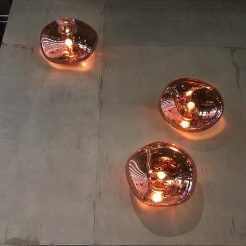 Modern Minimalist Living Room Acrylic Background Wall Lamp Bedroom Bedside Aisle Staircase Creative Glacier Lava Wall Lamps