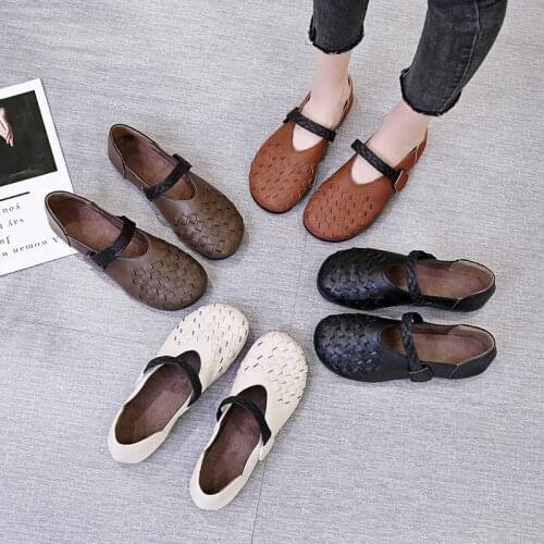 New Womens Shoes Fashion Trend Color Matching PU Classic Round Flat Heel Comfortable Soft Casual Flat Shoes Large Size 35-43