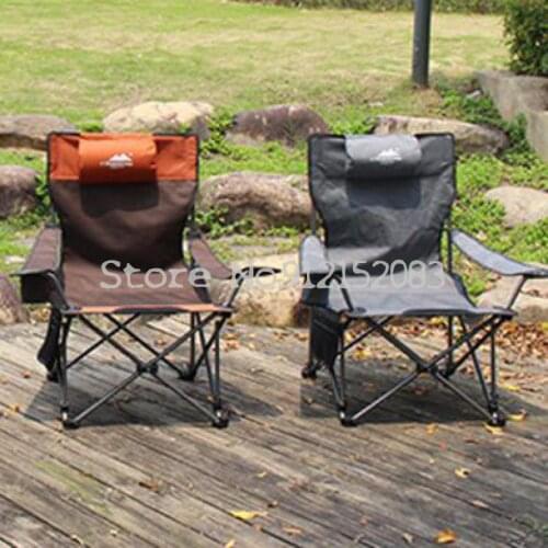 Outdoor Folding Chair Portable Back Fishing Chair Camping Folding Chair Leisure Stool Afternoon Bed Chair Beach Chair