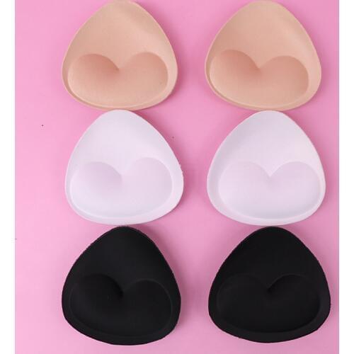 6pcs/3pair Women Intimates Accessories Sponge Bra Insert Padded for Swimsuit Breast Enhancer Push Up Removeable Bra Pad Brassier